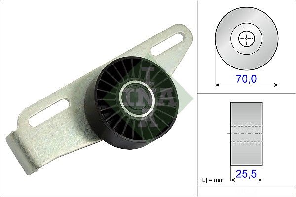 WILMINK GROUP Натяжной ролик, поликлиновой ремень WG1252660